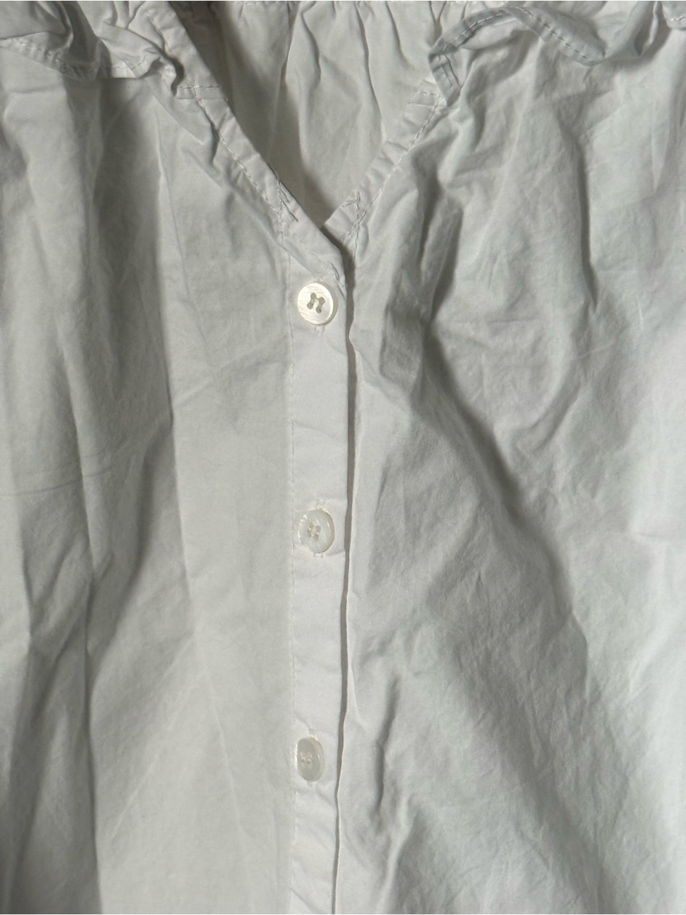 Pomander Place 100% Cotton Ellianna Ruffle Blouse - Picture 5 of 12